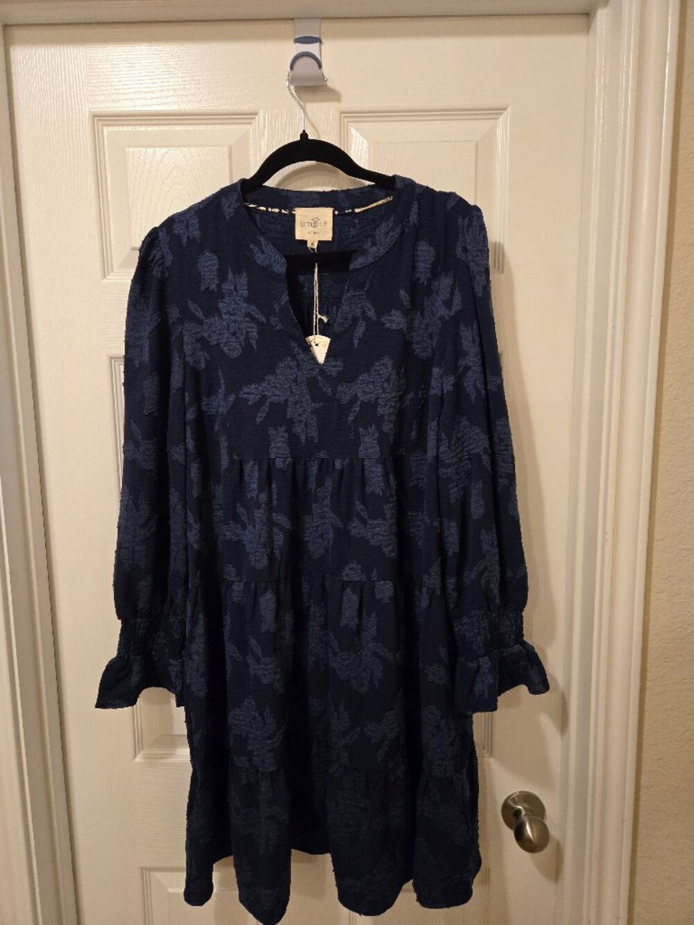 Umgee navy blue mini dress size 1x new with tags